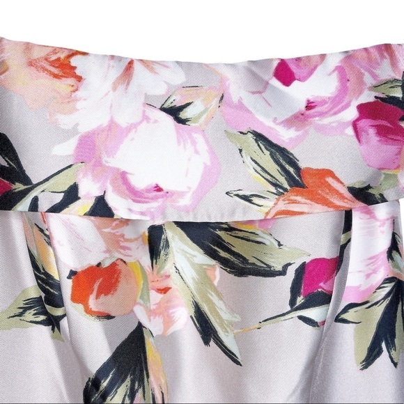 ELIZA J NWT Floral Off the Shoulder Mikado Dress Size 4 in Multi Floral Print - Picture 9 of 16